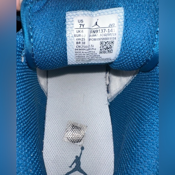 Air Jordan 1 Low SE | Industrial blue | GS size 7 | Womens 8.5 - Picture 7 of 9